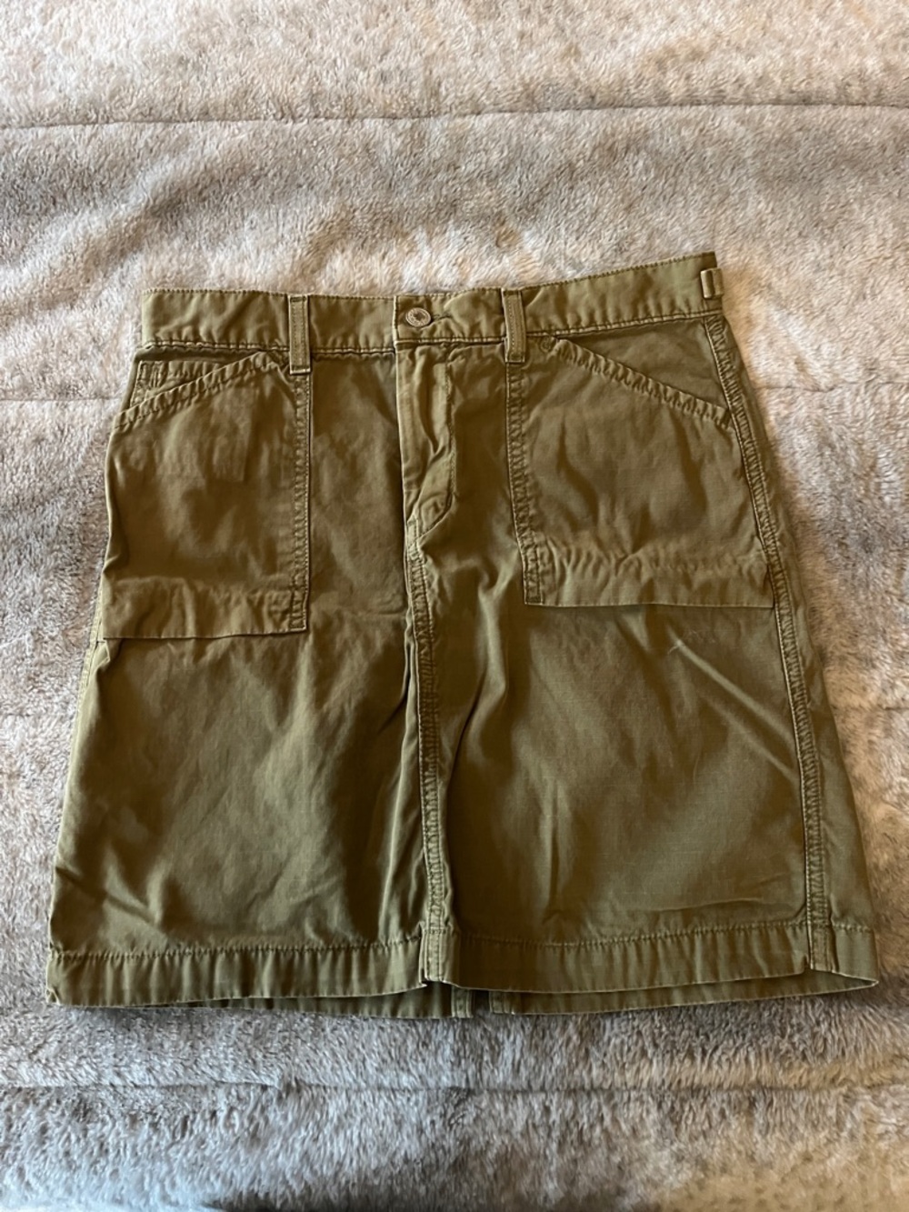 Lucky Brand Olive Green Utility Skirt